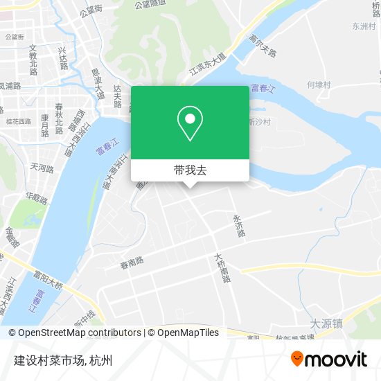 建设村菜市场地图