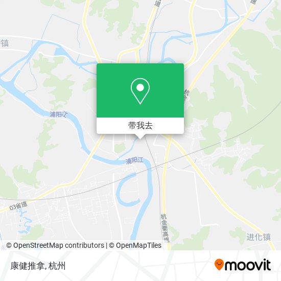 康健推拿地图