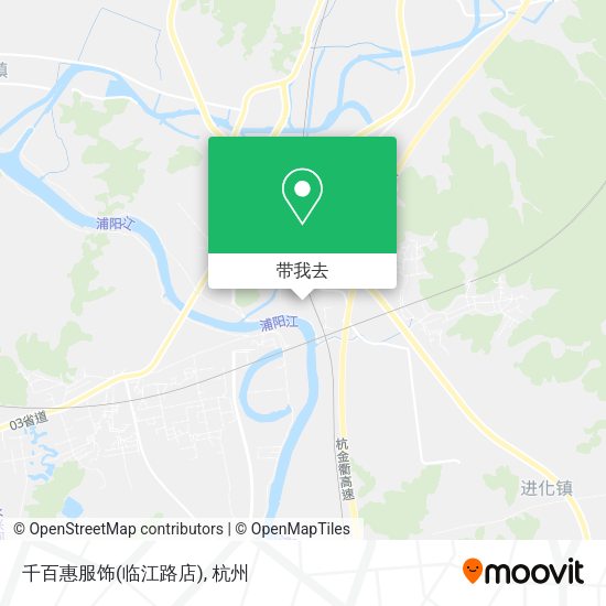 千百惠服饰(临江路店)地图