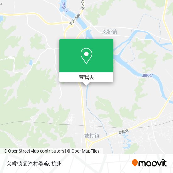 义桥镇复兴村委会地图