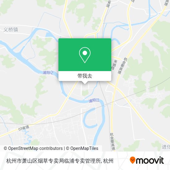 杭州市萧山区烟草专卖局临浦专卖管理所地图
