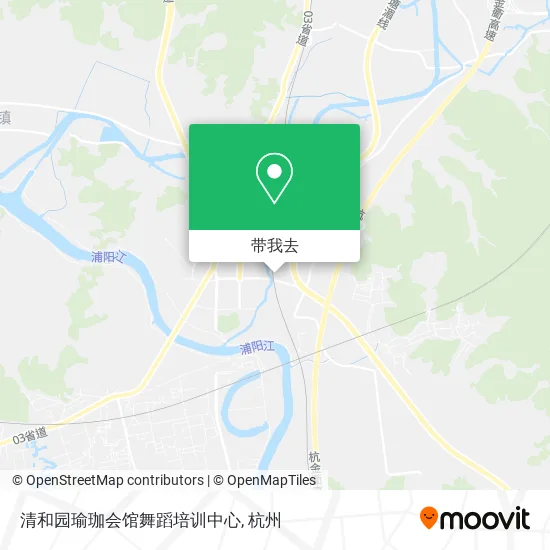 清和园瑜珈会馆舞蹈培训中心地图