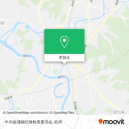 中共临浦镇纪律检查委员会地图
