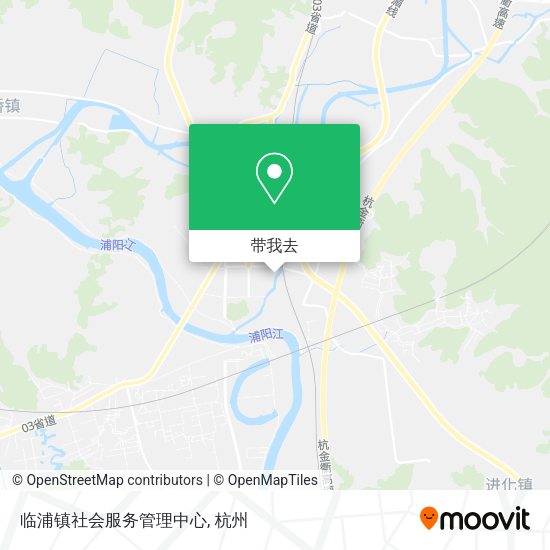 临浦镇社会服务管理中心地图