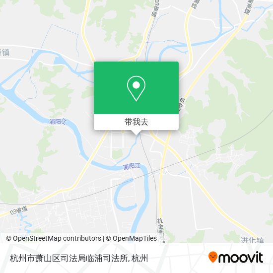 杭州市萧山区司法局临浦司法所地图