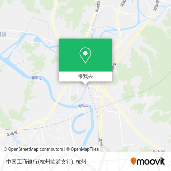 中国工商银行(杭州临浦支行)地图