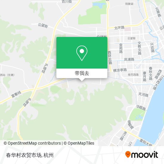 春华村农贸市场地图