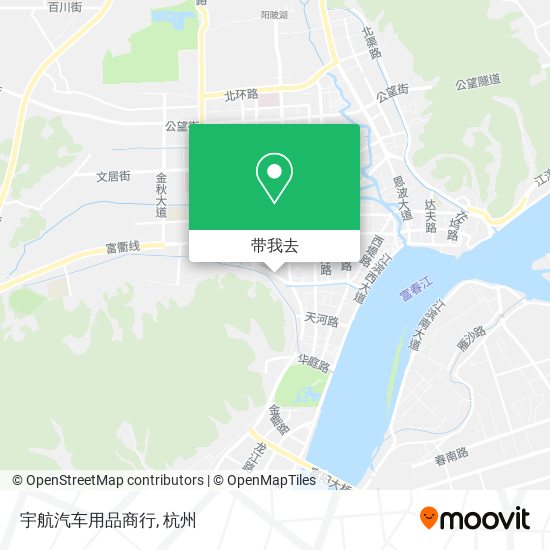 宇航汽车用品商行地图