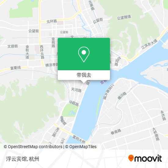 浮云宾馆地图