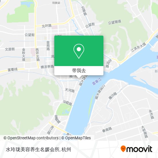 水玲珑美容养生名媛会所地图