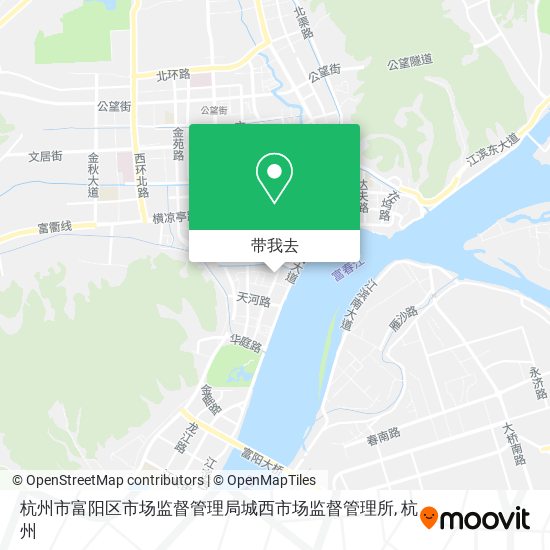 杭州市富阳区市场监督管理局城西市场监督管理所地图
