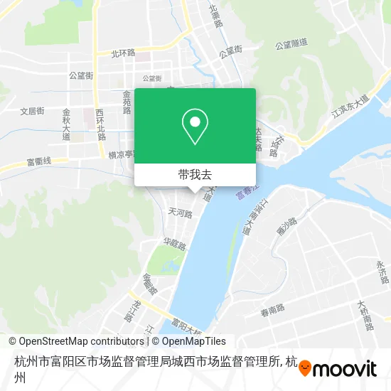 杭州市富阳区市场监督管理局城西市场监督管理所地图