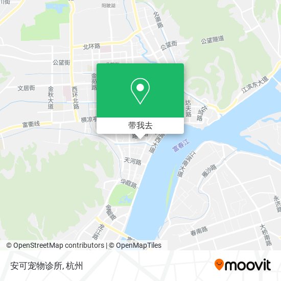安可宠物诊所地图