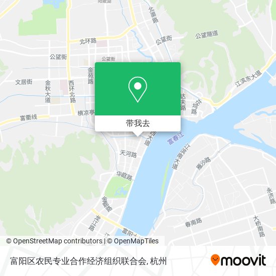 富阳区农民专业合作经济组织联合会地图