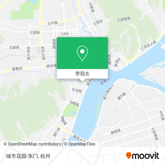 城市花园-东门地图