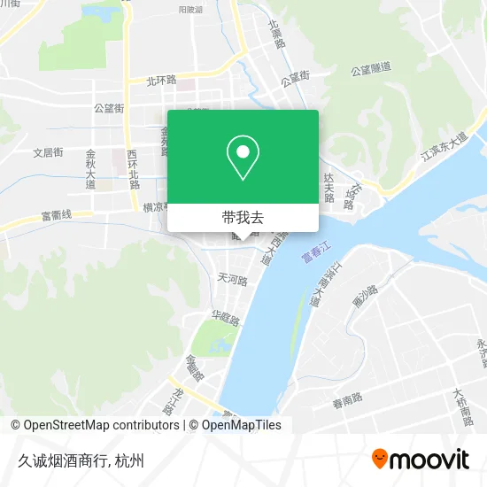 久诚烟酒商行地图