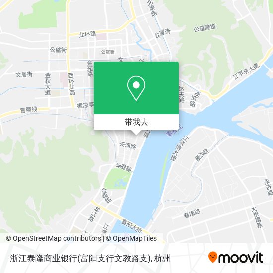 浙江泰隆商业银行(富阳支行文教路支)地图
