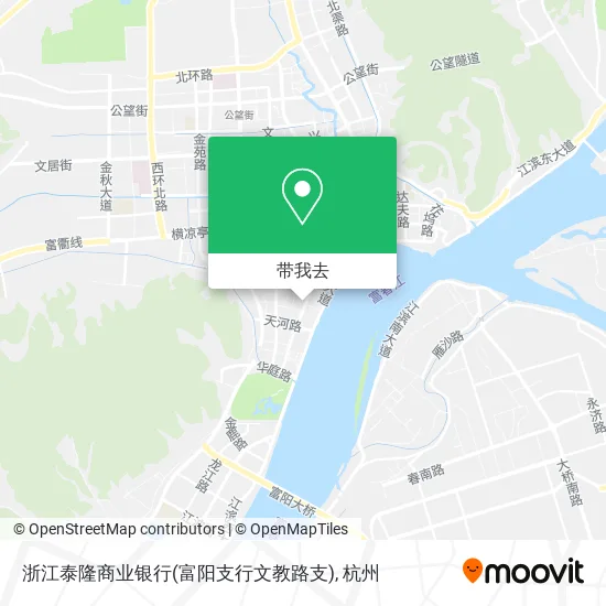 浙江泰隆商业银行(富阳支行文教路支)地图