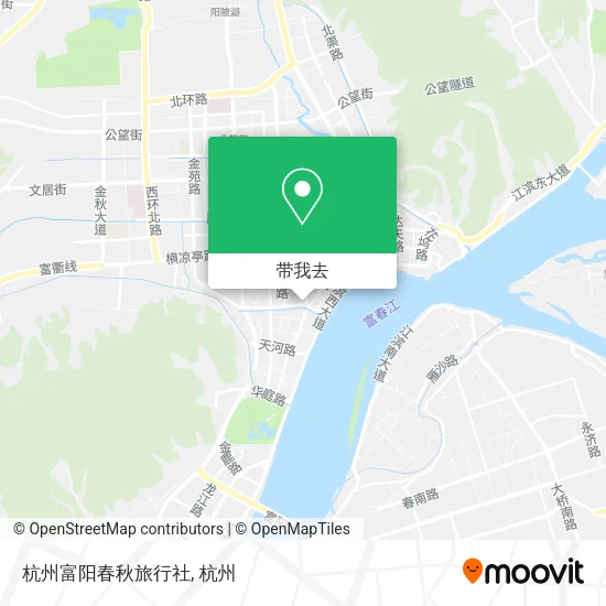 杭州富阳春秋旅行社地图