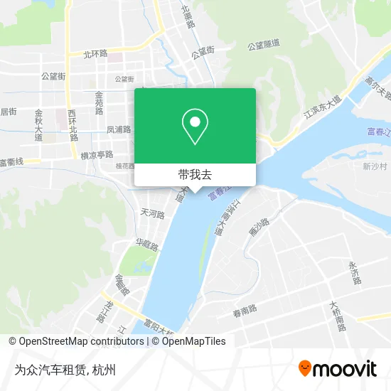 为众汽车租赁地图