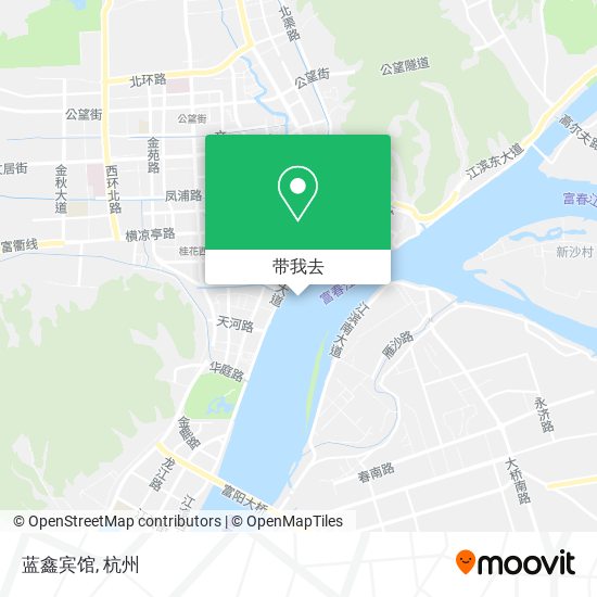 蓝鑫宾馆地图