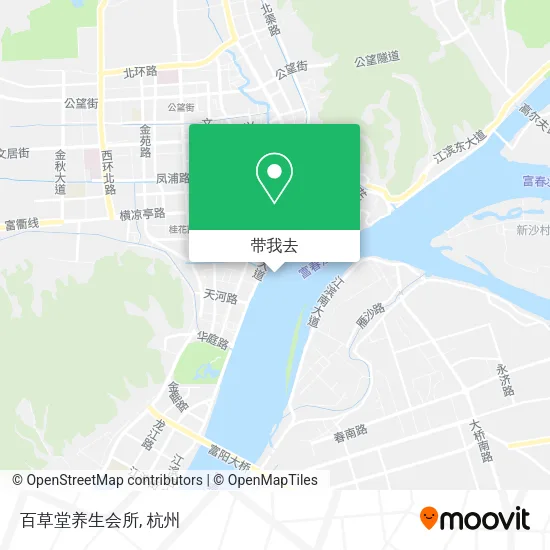 百草堂养生会所地图