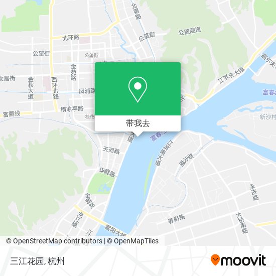 三江花园地图