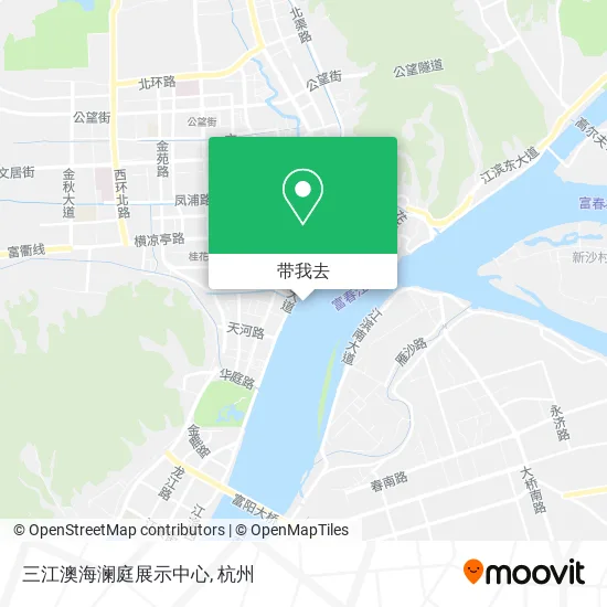 三江澳海澜庭展示中心地图