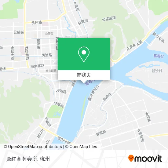 鼎红商务会所地图