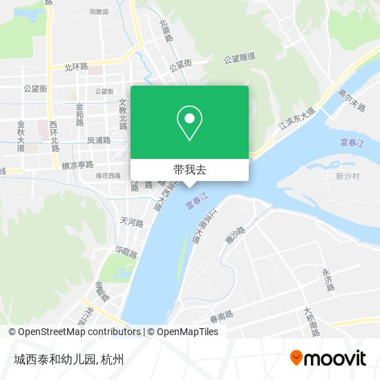 城西泰和幼儿园地图