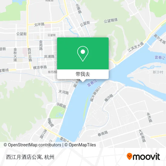 西江月酒店公寓地图