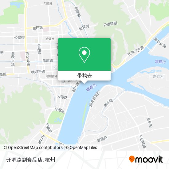 开源路副食品店地图