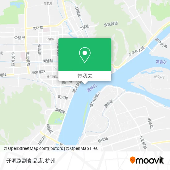 开源路副食品店地图