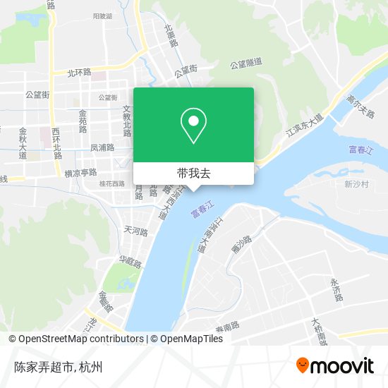 陈家弄超市地图