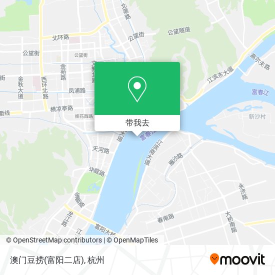 澳门豆捞(富阳二店)地图