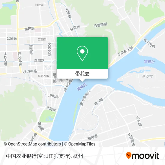 中国农业银行(富阳江滨支行)地图