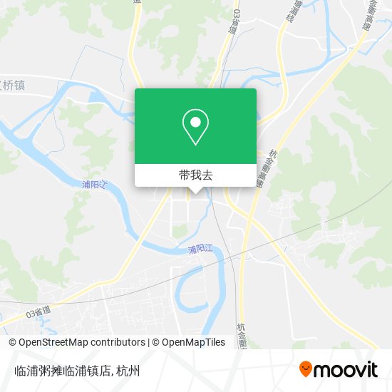 临浦粥摊临浦镇店地图