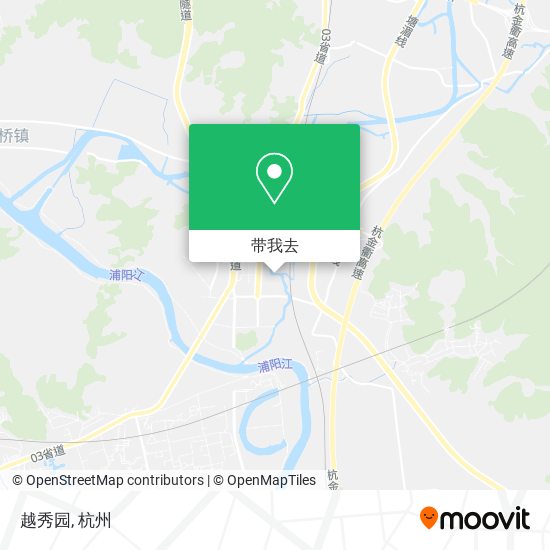 越秀园地图