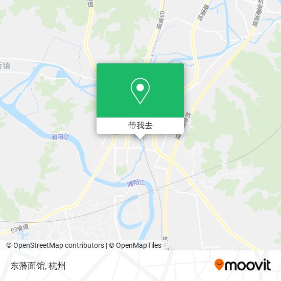 东藩面馆地图