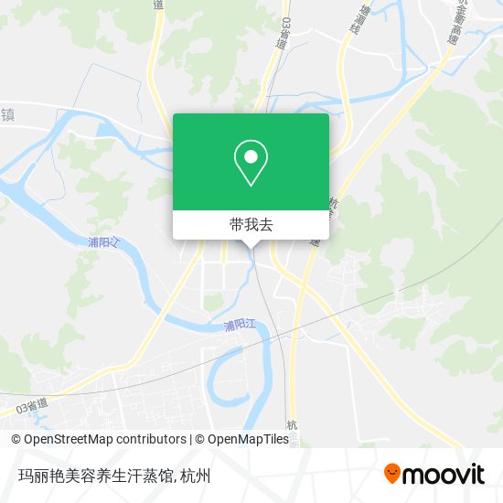 玛丽艳美容养生汗蒸馆地图