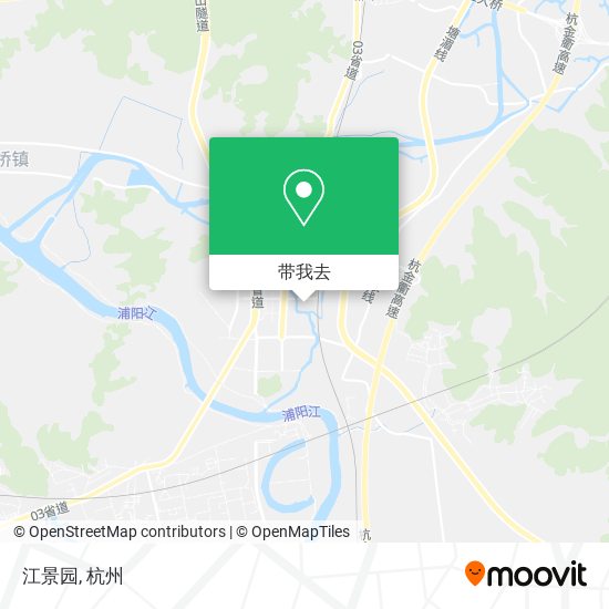 江景园地图