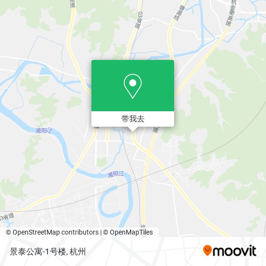 景泰公寓-1号楼地图