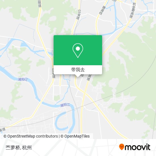 苎萝桥地图