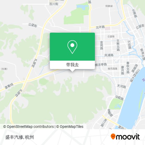 盛丰汽修地图