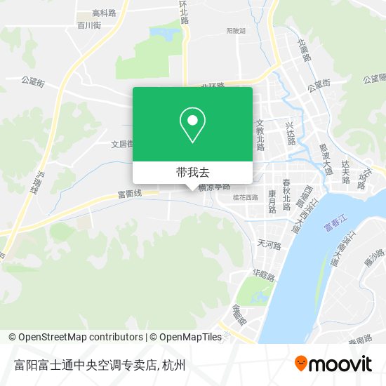 富阳富士通中央空调专卖店地图