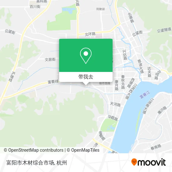 富阳市木材综合市场地图