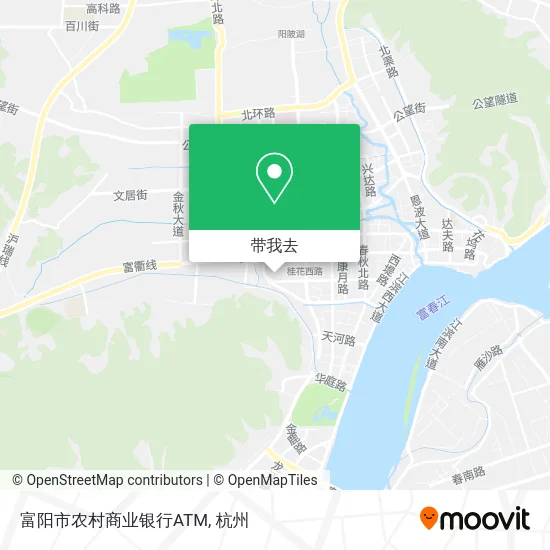 富阳市农村商业银行ATM地图