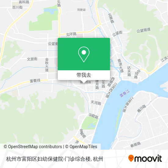 杭州市富阳区妇幼保健院-门诊综合楼地图