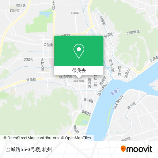 金城路55-3号楼地图