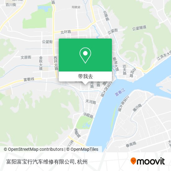 富阳富宝行汽车维修有限公司地图
